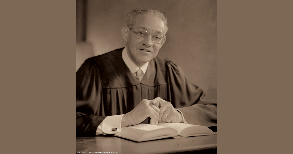 Raymond Pace Alexander The First African American Judge Appointed To The Pennsylvania Court Of Common Pleas