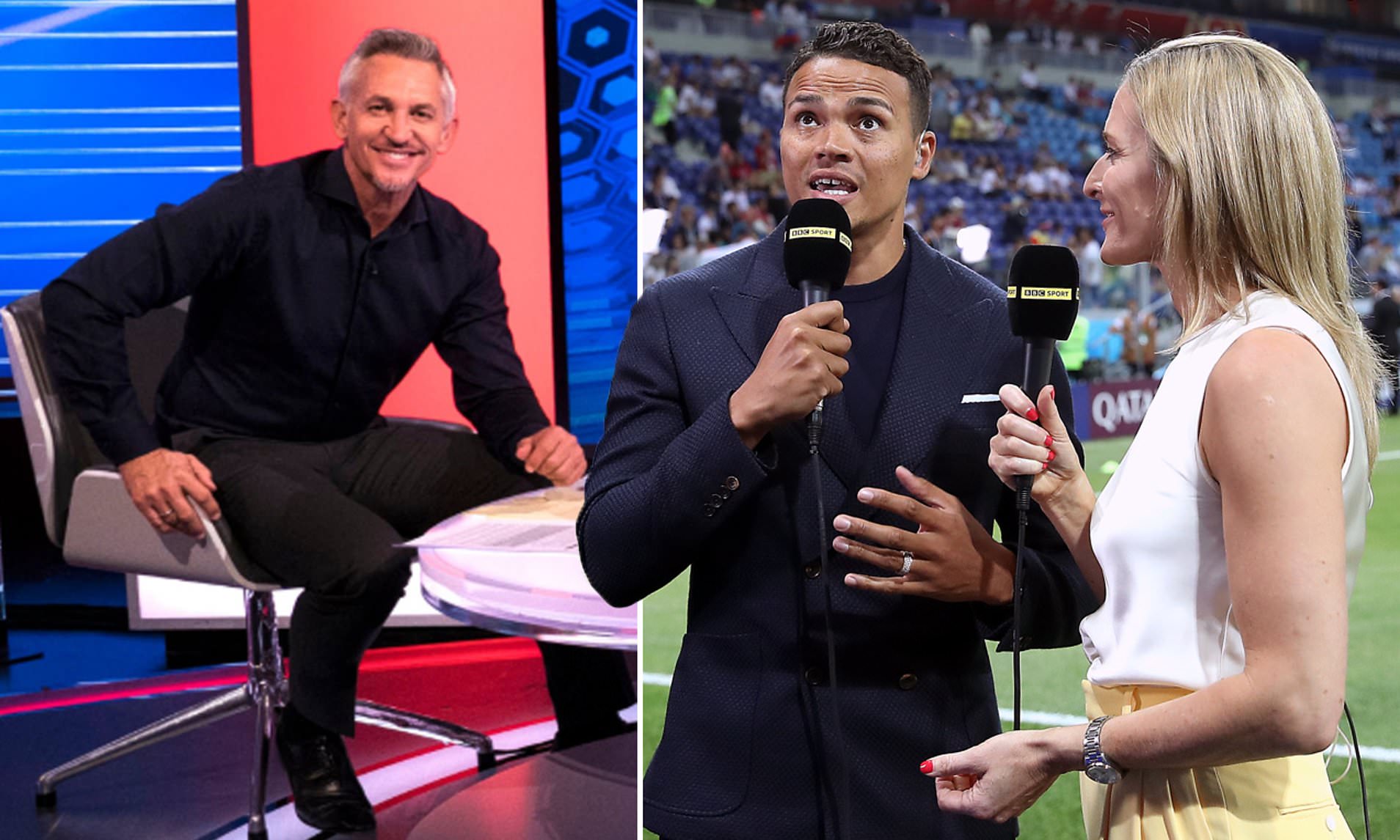 Gary Lineker Jermaine Jenas