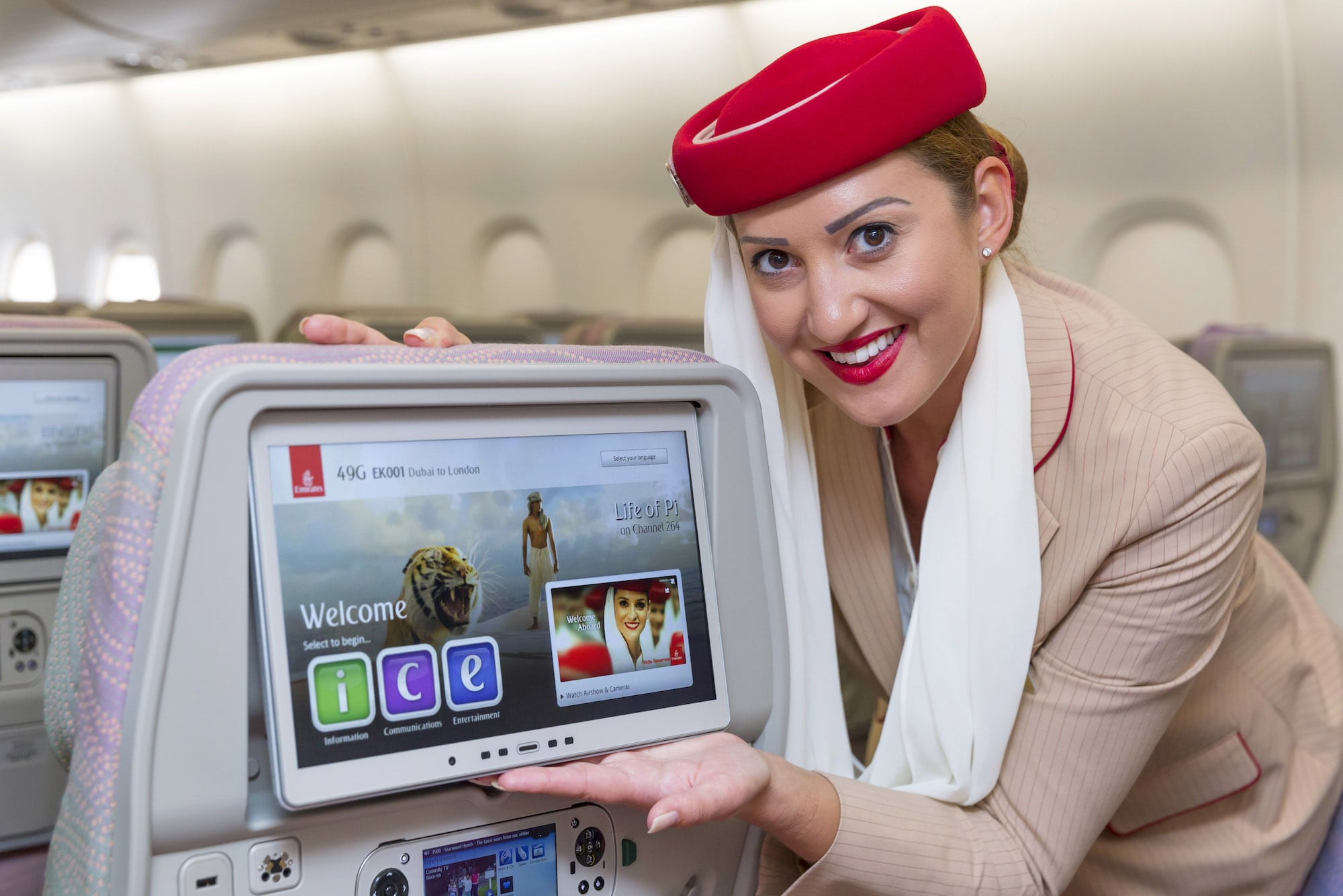 Emirates in-flight entertainment