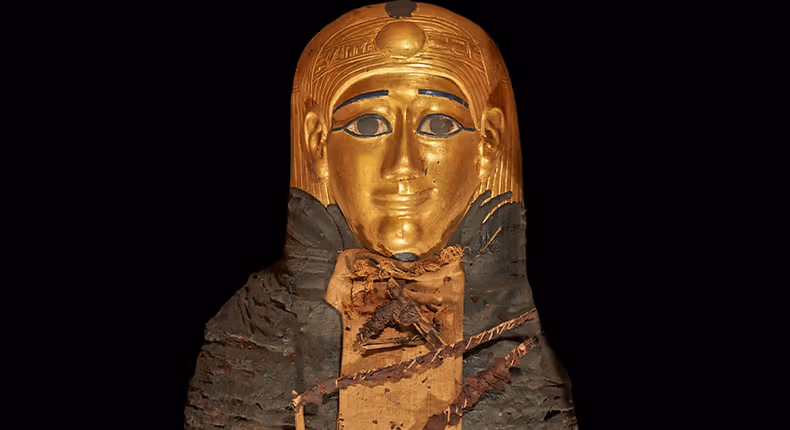 Egypt Discovers 4,300-Year-Old Body Wrapped in Pure Gold Inside Limestone Coffin